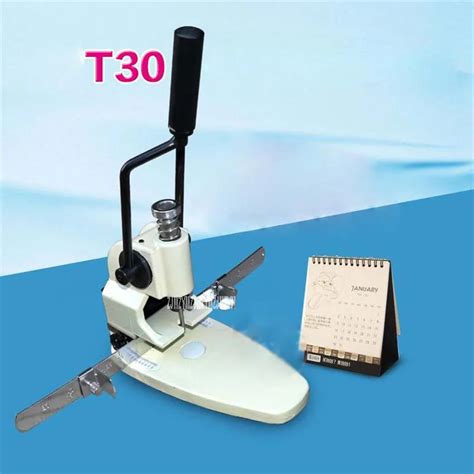 T30 Paper Drilling Machine Manual Hand Hole Punch Paper Machine