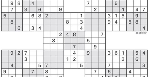 Printable Sudoku High Five May 24