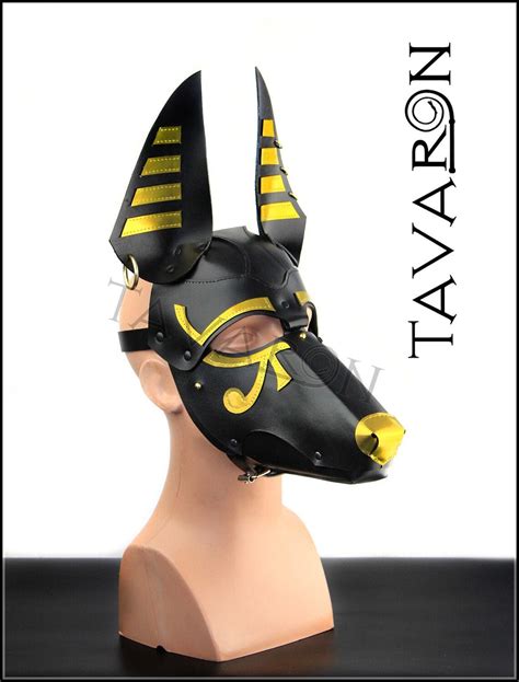 Egyptian Anubis Leather Mask By B3leatherdesigns On Etsy
