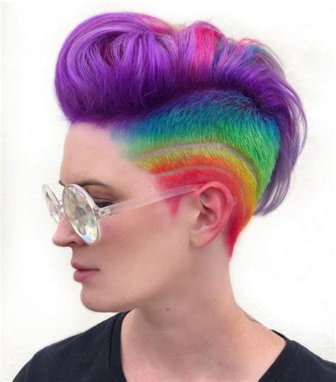 29 Stunning Rainbow Hair Color Ideas Trending In 2020