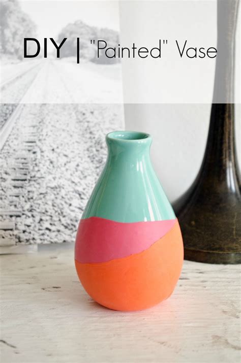 Diy Painted Vase Happiness Iscreating