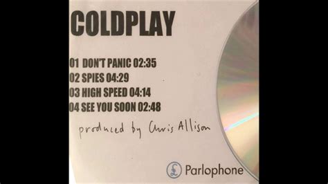 Coldplay Untitled Promo Cd Full Youtube