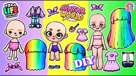 Drawing Pink Ping World In Styles Toca Life World Avatar World My Art Style Paperdiy