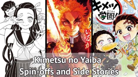 All Kimetsu No Yaiba Spin Offs And Side Stories Manga And Light Novels