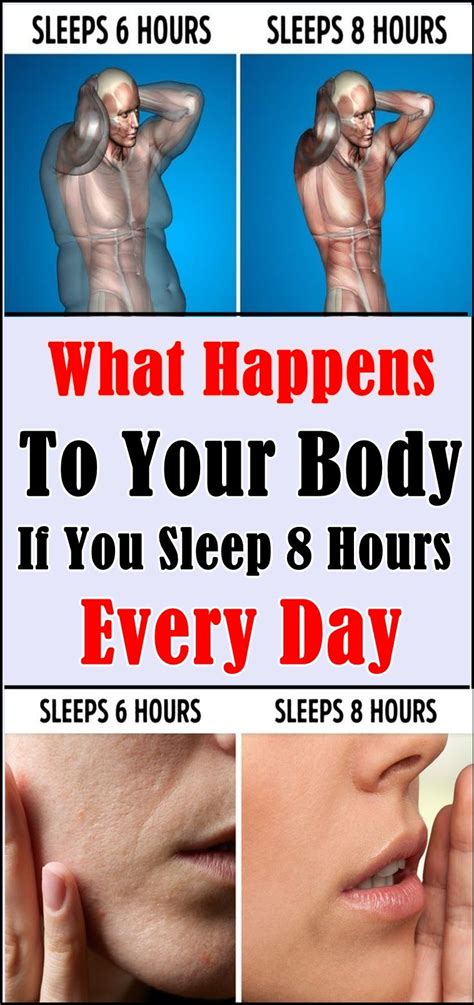 What Happens To Your Body If You Sleep 8 Hours Every Day In 2020 What Happened To You Lack Of