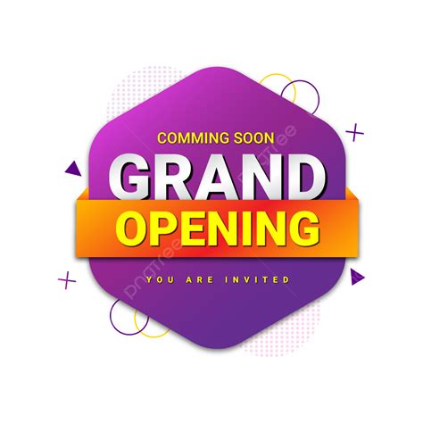 Grand Opening Banner Vector Art Png Grand Opening Banner Png And