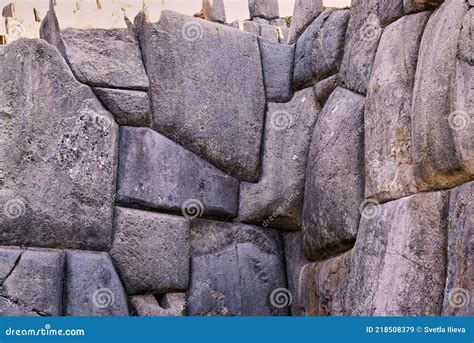 A Detail Of Inca Wall Stock Image Image Of Craft Uneven 218508379