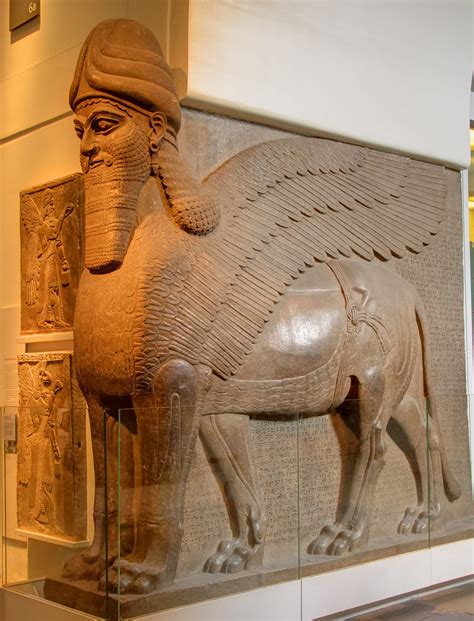 Grovel Mortals I Am An Assyrian Human Headed Winged Lion Flickr