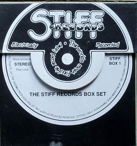 jp the stiff records box set ミュージック