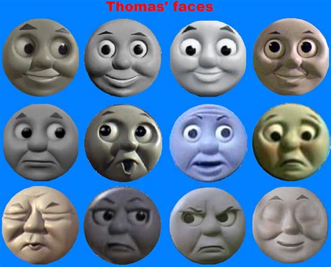 Thomas Faces By Grantgman On Deviantart