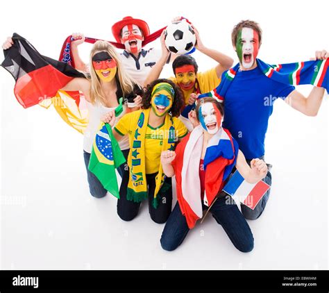 International Soccer Fans Stock Photo Alamy