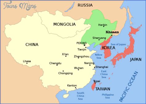 East Asia North East China Manchuria