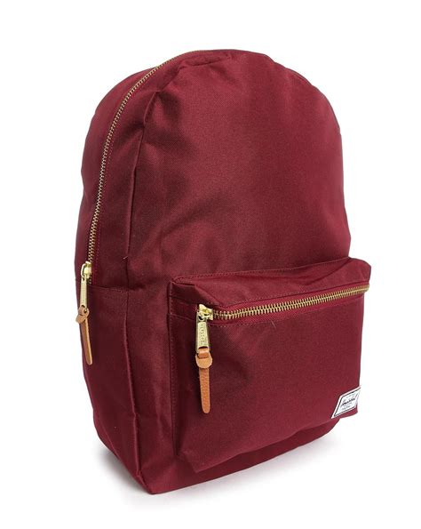 Herschel Supply Co Burgundy Settlement Backpack In Red For Men