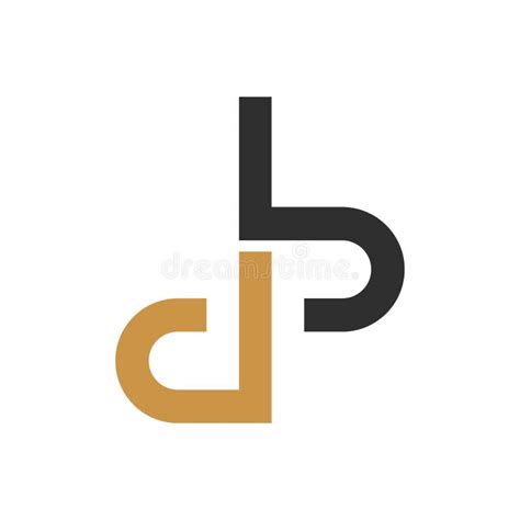 Initial Letter Bd Logo Or Db Logo Vector Design Template Stock Vector