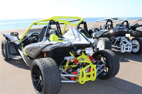 It does not have airbags and it does not meet automotive safety standards. 4 Wheel Conversion Kit for the Polaris Slingshot - Store ...