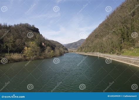 Serchio River Stock Image Image Of Nature Mountain 69249939