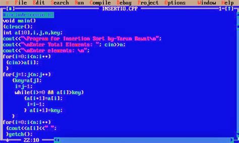 C Programming Insertion Sorting