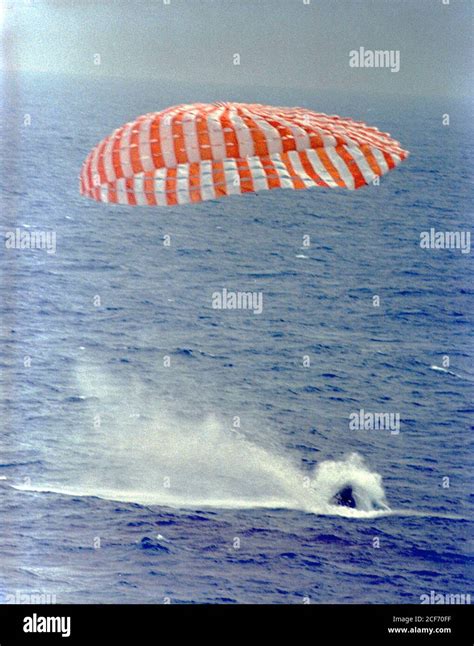 Splashdown Of Gemini 9a Carrying Astronauts Eugene Cernan And Thomas