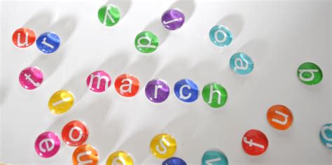 Small Lowercase Magnets Or Push Pins Letters Set 2017