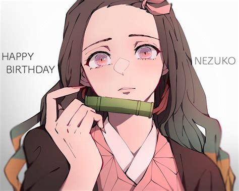 Nezuko Kamado Birthday Animewpapers Demon Slayer