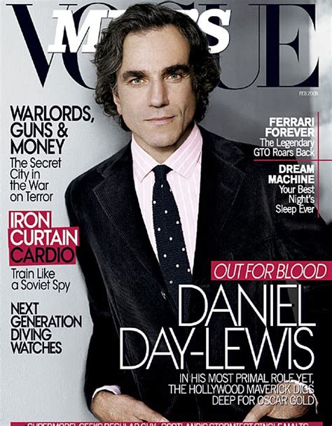 Dolores Fancy Daniel Day Lewis En Vogue Men´s Febrero 08
