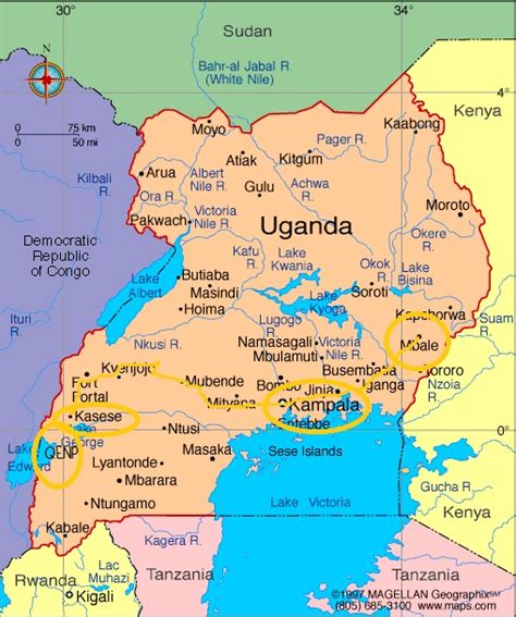 Detailed map of uganda showing the location of all major national parks, game reserves, regions, cities and tourism highlights! Kasese Trip Part 1... Traveling to Kasese from Mbale | Laurie Goes to Africa