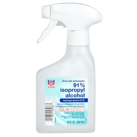 Rite Aid First Aid Antiseptic 91 Isopropyl Alcohol 10 Fl Oz Instacart