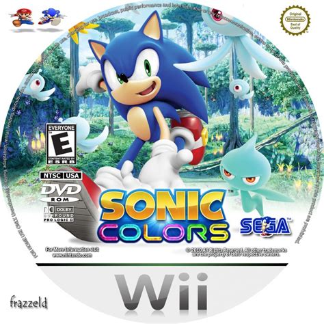 Sonic Colors Dvd Ntsc Custom Cd1 Wii Covers Cover Century Over 1