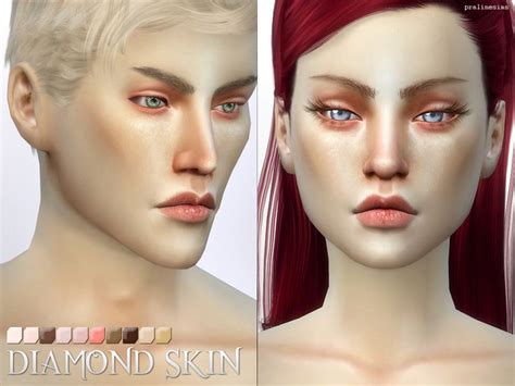 Pralinesims Ps Diamond Skins Skin Queen Makeup Sims