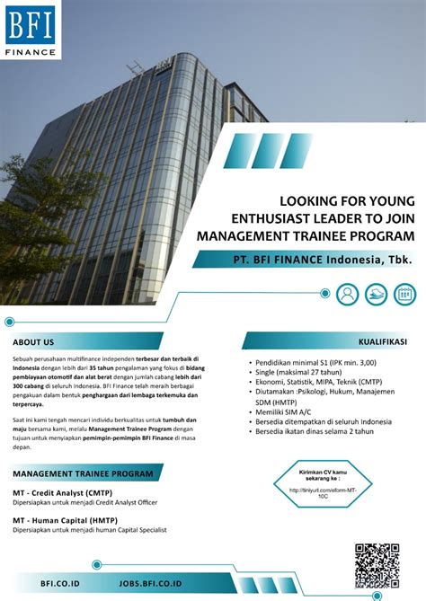 Pt telkom indonesia (persero) tbk (telkom) adalah badan usaha milik negara (bumn) yang bergerak di bidang jasa layanan teknologi informasi dan komunikasi (tik) dan jaringan telekomunikasi di indonesia. Loker Bfi Finance - LokerCumaCuma