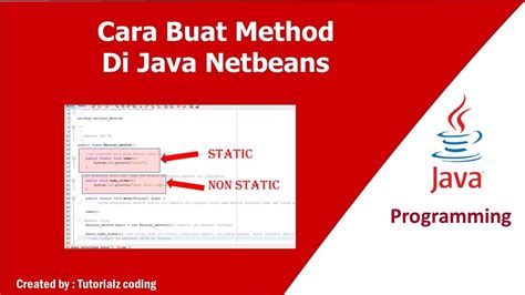 Cara Membuat Method Di Java Netbeans Terbaru Youtube