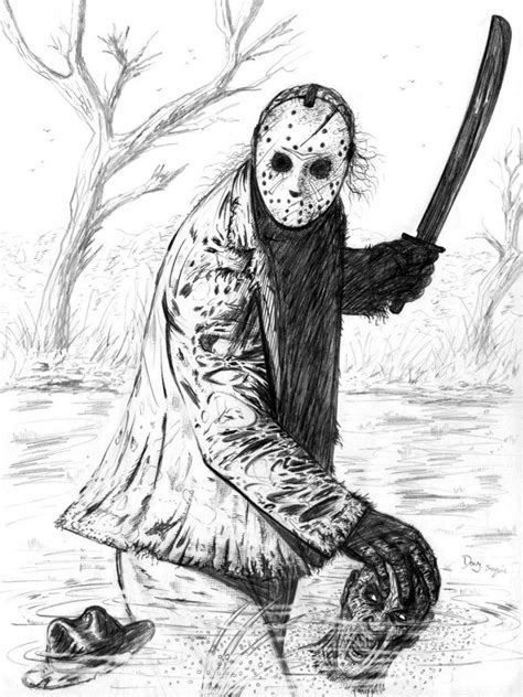 Top 10 Jason Coloring Pages