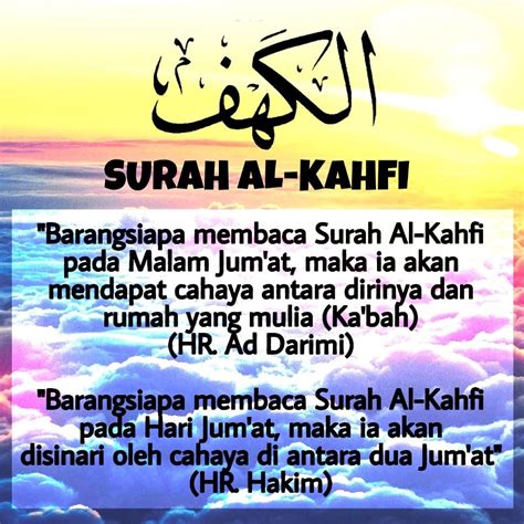 Asbabun nuzul surah alqur'an 1. Misaki: Fadhilat Kelebihan Surah Al Kahfi