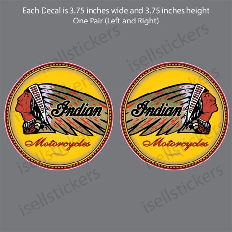 Indian Motorcycle War Bonnet Chief Dark Horse Sticker Window Decal