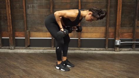 Bent Over Supinated Dumbbell Row Youtube