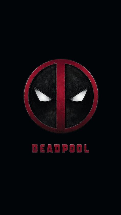 Deadpool Logo Wallpaper For Iphone 11 Pro Max X 8 7 6 Free