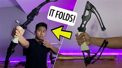 Real Hawkeye Bow That Actually Folds Collapsible 3d Printed How To Youtube