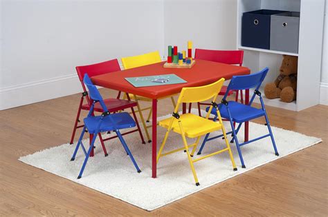 60cm (w) x 42cm (h) x 60cm (d) chairs: Cosco Home and Office Products 7 Piece Children's Juvenile ...