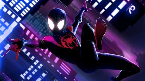 Download Miles Morales Movie Spider Man Into The Spider Verse Hd Wallpaper