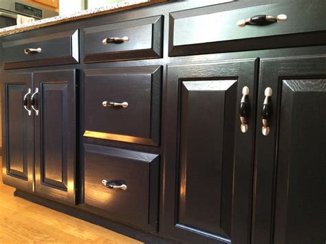 Black Gel Stained Cabinets General Finishes Design Center
