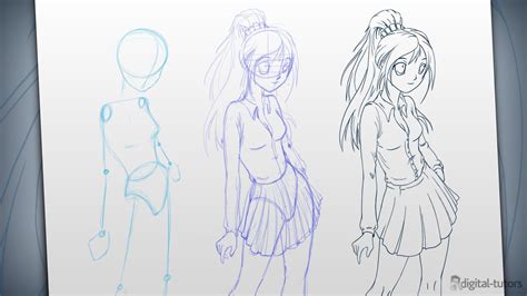Digital-Tutors Drawing #Manga Anatomy and Poses in # ... True manga style is about.