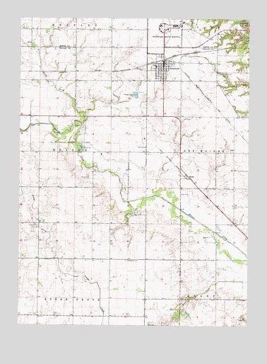 Woodward Ia Topographic Map Topoquest
