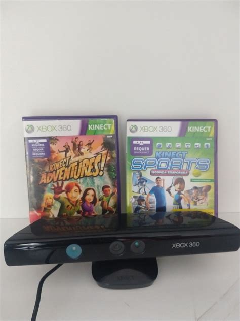 Kinect Xbox 360 Com 2 Jogos Mercado Livre