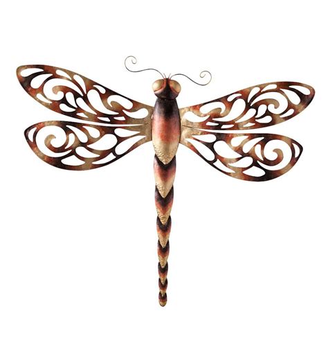 Large Metal Dragonfly Wall Art Wind And Weather
