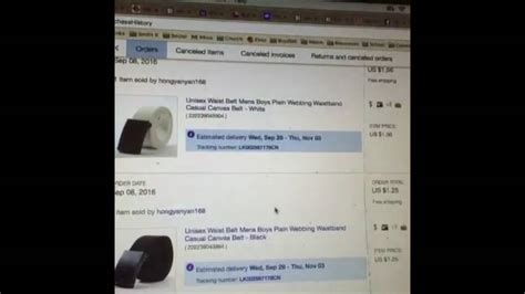 Shipping And Navigating Your Purchase History On Ebay 5 Of 6 Youtube