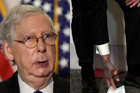 Even mitch mcconnell has taken to the floor to denounce the treasonous efforts of president trump to overturn the election. Mitch McConnell's mysteriously bruised hands spark health ...