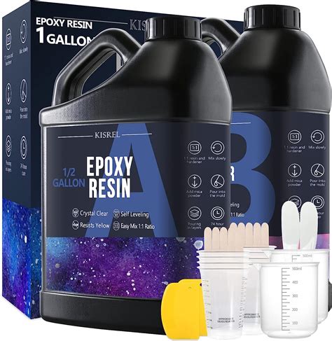 Buy Epoxy Resin Gallon Crystal Clear Epoxy Resin Kit No Yellowing No Bubble Art Resin