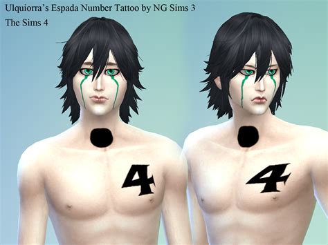 Ng Sims 3 3 Animebleach Tattoo Ts4 Tattoo