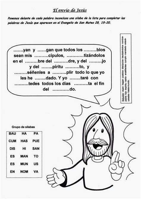 Don mario nos invita a rezar con una oración que os podéis descargar aquí. Parroquia La Inmaculada: La Ascensión: Muchas fichas y ...