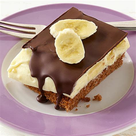 Bananen Schoko Torte Mit Vanillepuddingcreme — Rezepte Suchen